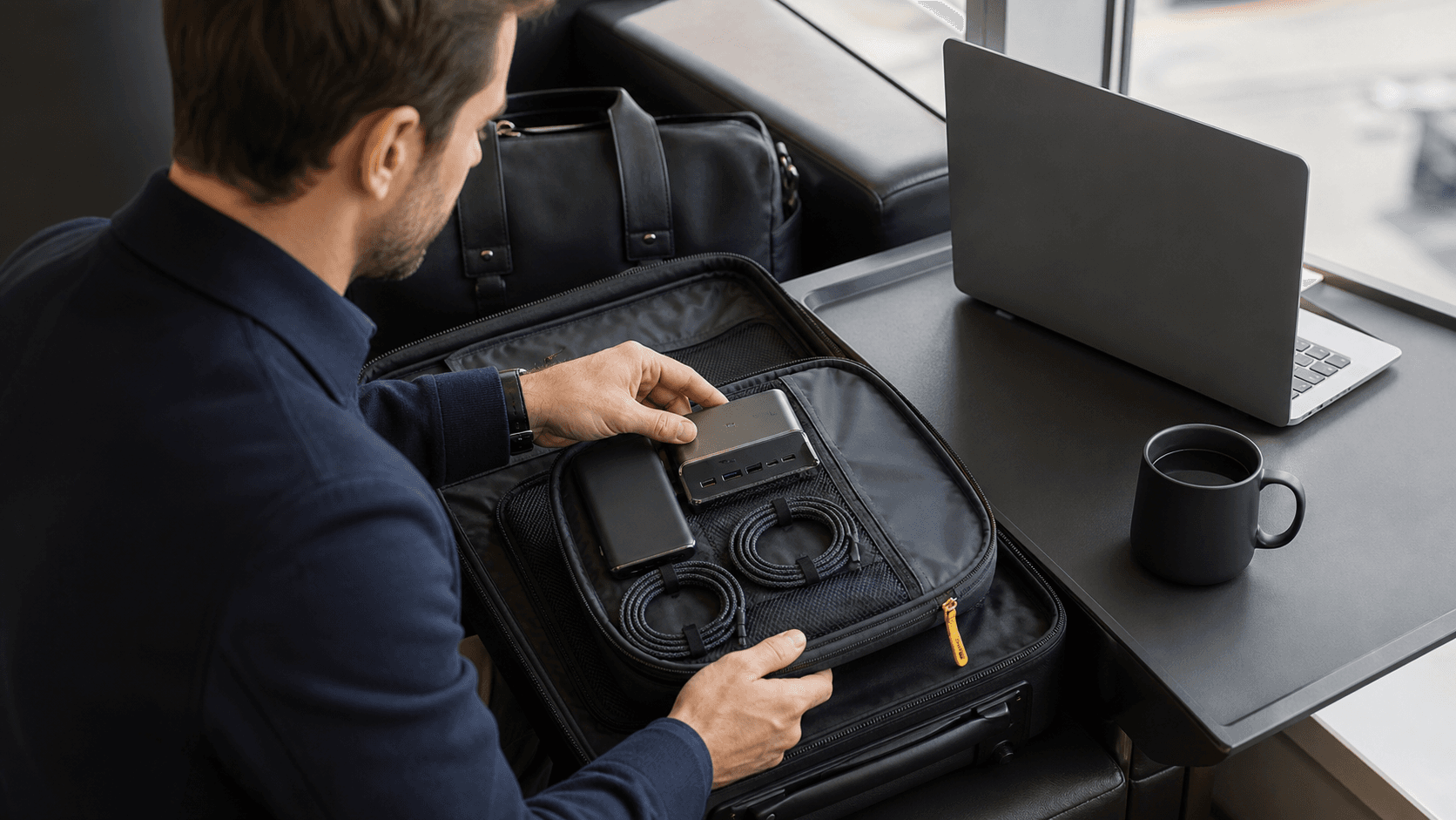 Packing a Home Office Charging Station for Long Trips